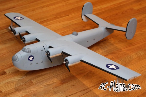 free download plans for RC airplane Consolidated PB2Y Coronado