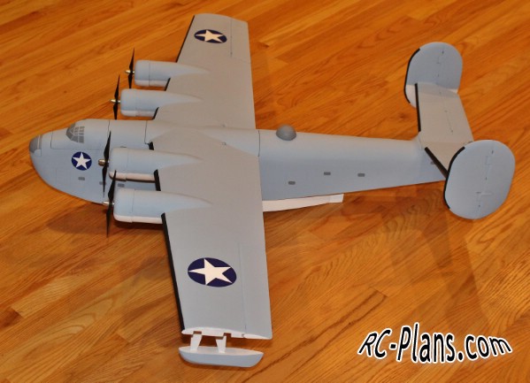 free download plans for RC airplane Consolidated PB2Y Coronado