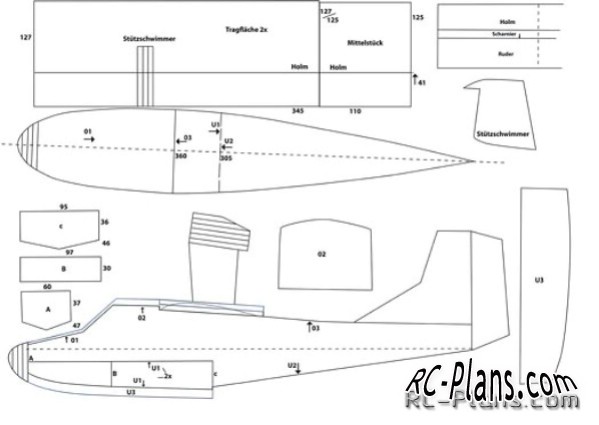 Free plans foam airplane thurston teal