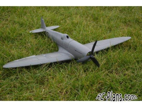 3d printed plans RC airplane Spitfire