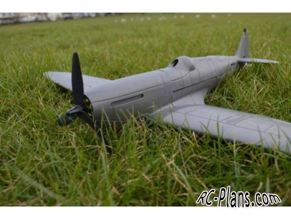3d printed plans RC airplane Spitfire