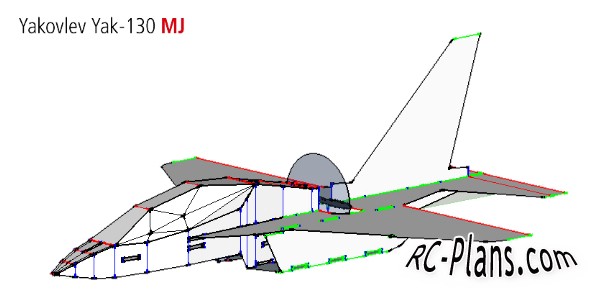 plans for RC airplane Yak 130